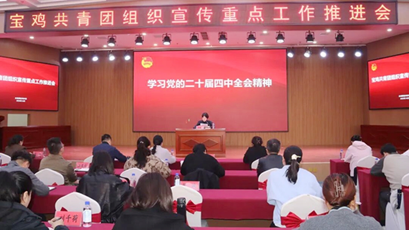 宝鸡共青团组织宣传重点工作推进会顺利召开