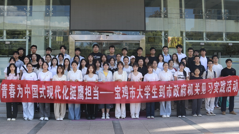 青春挺膺担使命 实践砺志报家乡  宝鸡市大学生到市..